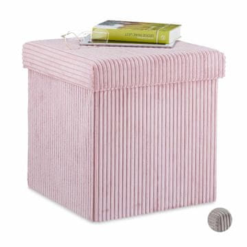 Northix Sedež Cube zložljiv žamet