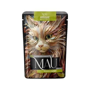 dnt DNT Mokra hrana za mačke MAU Sterilised Venison z jagodami - 85g