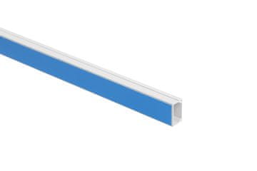 slomart Elektroinstalacijska letev z lepilnim trakom 30x17mm, 2m, bela (10 kosov)