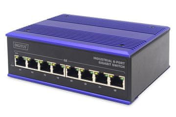 Assmann Assmann Electronic DN-651119 omrežni stikalo Gigabit Ethernet, modra/črna