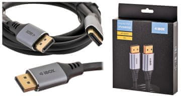 IBO iBox ITVDP013 DisplayPort kabel 4K 60Hz, 3m, pozlačen KBAIBOADA0015