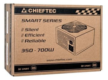 Chieftec Chieftec Smart GPS-600A8 napajalnik 600 W ATX Črna