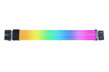 Lian Li Lian Li Strimer Wireless podaljšek za napajalni kabel PCIe 2x 8-pin, bel/črn