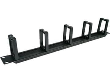 slomart Organizator kablov Alantec PK048, 1U, 19", kovinski z držali