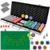 Poker - set 500 žetonov v kovčku HQ 23529