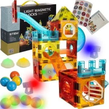 Northix Magnetne kocke - steza 83 kosov. Kruzzel 22684
