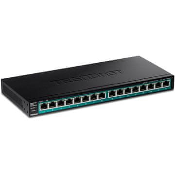 TrendNet TRENDnet TPE-TG161H mrežni preklopnik Gigabit Ethernet PoE, črn