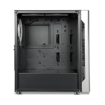 IBO iBox CHIRON ZH68 GAMING PC ohišje, ATX/EATX, črno