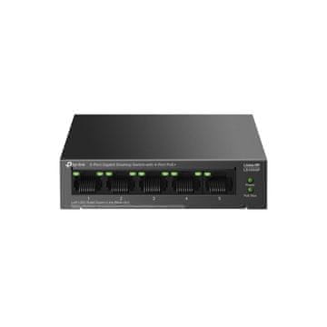 slomart TP-Link LiteWave 5-portni gigabitni namizni stikalo s 4-portno PoE+