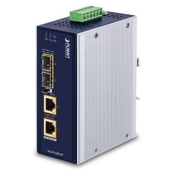 PLA PLANET IGUP-2205AT omrežni medijski pretvornik 1000 Mbit/s, modri