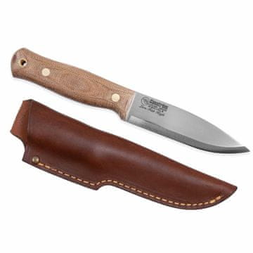 slomart Casström Lars Fält Canvas Micarta A8 Leather nož, usnjen ovitek
