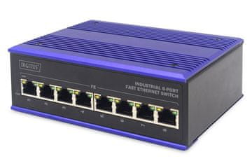 Assmann ASSMANN Electronic DN-650106 mrežni preklopnik Fast Ethernet (10/100) črn, moder