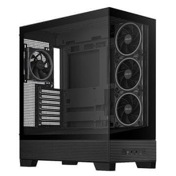 slomart ASUS A31 Plus TG ARGB Midi Tower ohišje, črno