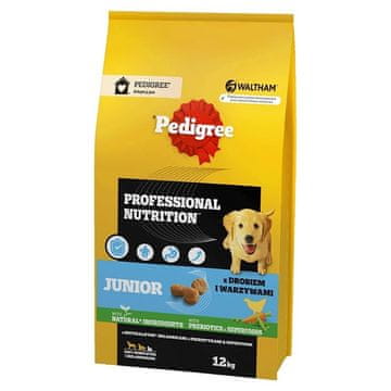 Pedigree PEDIGREE Professional Nutrition Junior s perutnino in zelenjavo, suha hrana za pse (12 kg)