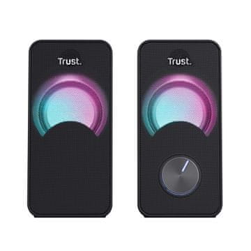 Trust Arys 2.0 zvočniški set z RGB LED osvetlitvijo (črn)