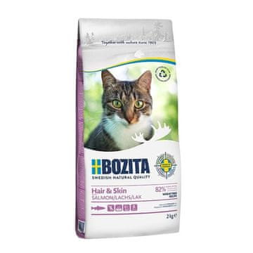 Bozita BOZITA Hair & Skin losos - suha hrana za mačke - 2kg