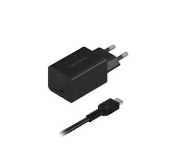 Lenovo Lenovo GaN Nano 65W univerzalni napajalnik 1.8m črn