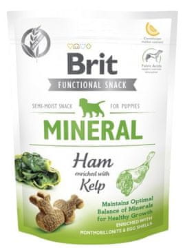 Brit Pasje priboljški BRIT Functional Snack Mineral Ham - 150g