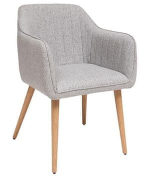 slomart NON VISOCA CHAIR GREY - sivi stol