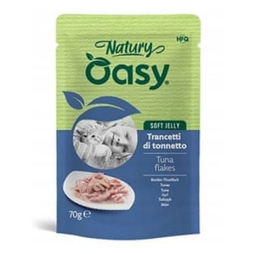 Oasy OASY Natury Soft Jelly - mokra hrana za mačke (tuna), 70 g