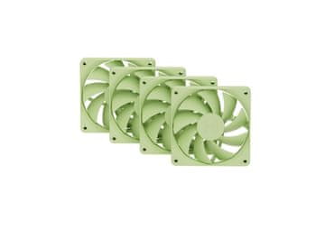 slomart HYTE FAN-FA12-MM-4 ventilator za računalnik 12 cm zelen, komplet 4 kosov