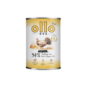 PLUS OLLO Plus Collagen Mono Turkey - mokra hrana za pse - 800g