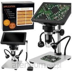 Mikroskop Digitalni mikroskop Action S.A. 1200X HD z 7-palčnim LCD zaslonom