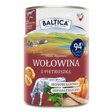 slomart BALTICA Smaki regionów govedina s peteršiljem - mokra hrana za pse - 400g