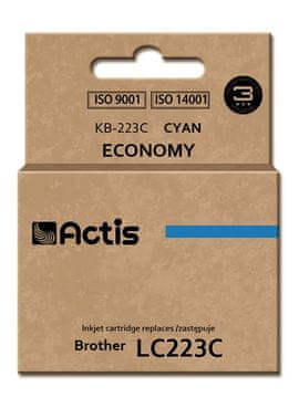 ACS Actis črnilo KB-223C (nadomestno za Brother LC223C), 10 ml, Cijan