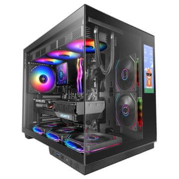 Tac TAC Mars Gaming MCMIRAGE MIDI stolp, ATX, črn
