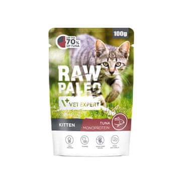 VetExpert VETEXPERT Raw Paleo Kitten Tuna - mokra hrana za mačke, 100g