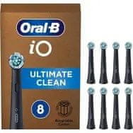 BRA Braun Oral-B iO nadomestne glave črne (8 kosov)