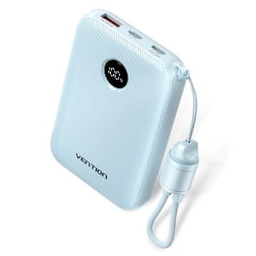 Vention Vention 10000mAh prenosni polnilnik, 2xUSB-C, 1xUSB-A, modra