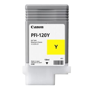 CAN Canon PFI-120Y črnilo, rumeno, 130 ml