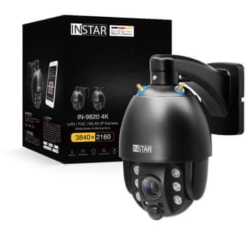 slomart INSTAR IN-9820 4K IP kamera, črna, 4K UHD, 4x optični zoom