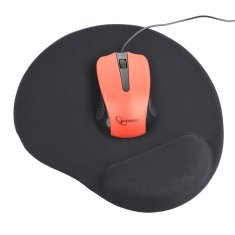 GEM Gembird MP-GEL-BLACK Podloga za miško z gel blazinico, Črna