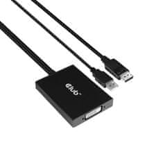 Club 3D CLUB3D CAC-1071 adapter DisplayPort na DVI-D Dual Link, črn