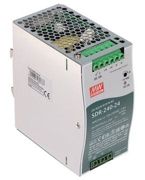 power Mean Well SDR-240-24 industrijsko napajalnik 240W 24V DC