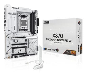 slomart ASUS X870 MAX GAMING WIFI7 W matična plošča AM5 ATX