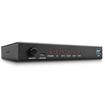 Lindy Lindy 4-portni HDMI 10.2G razdelilnik, črn