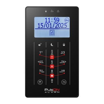 slomart BCS PULSON LCD/S BL domofonski sistem, 7" LCD, črn
