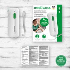 Menú Medisana IB 100 beli sterilizator z dvema programoma, na baterije