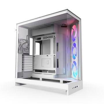 NZXT NZXT H9 Flow RGB PC ohišje, Mid-Tower ATX, bela