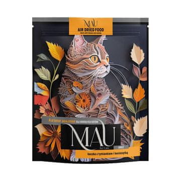dnt MAU suha hrana za mačke, račje meso s timijanom in mačjo meto, 700g