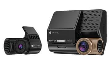 N.A.I. Navitel RS990 4K GPS Dash Cam, črna