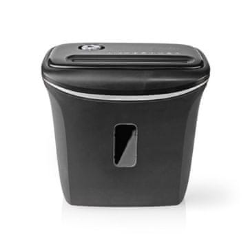 Nedis Nedis PASH120BKA4 drobilnik papirja, trakasto rezanje, 12 L, črn