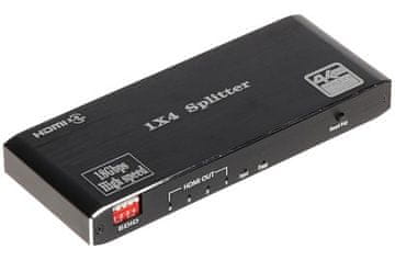 HDMI SP-1/4-2.0 razdelilnik, 1x HDMI vhod, 4x HDMI izhodi, 4K@60Hz