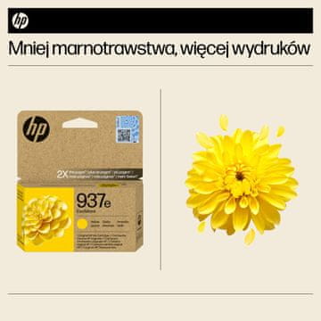 HP 937e EvoMore črnila kartuša, rumena, XL, 1650 strani