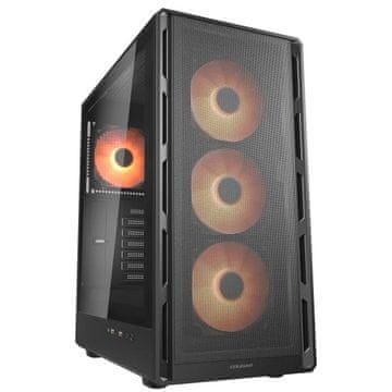 Cougar COUGAR Airface Pure PRO Midi Tower PC ohišje, ARGB, črno