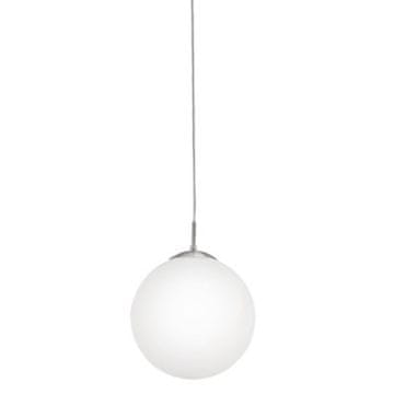 Eglo EGLO RONDO viseča svetilka, gibljiva, E27, 60W, nikelj/bela